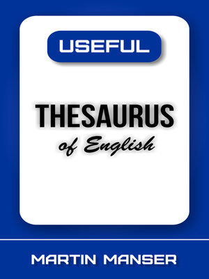 cover image of Useful Thesaurus of English